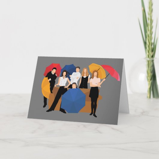 Carte Silhouette de caractères FRIENDS™ (Devant)