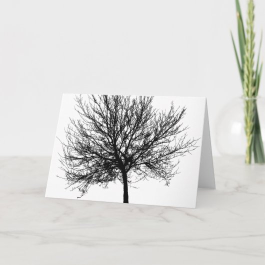 Carte Silhouette de l'arbre (Devant)