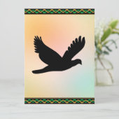 Carte Silhouette des oiseaux (Debout devant)