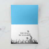 Carte Silhouette diplômée sur ciel (Intérieur)