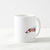 Carte Silhouette du lac Ontario Café Mug (Devant droit)
