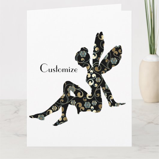 Carte Silhouette fée Thunder_Cove (Devant)