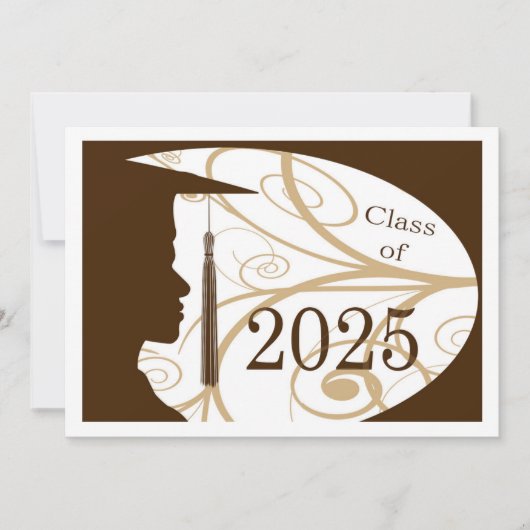 Carte Silhouette homme blanc et Brown 2025 (Devant)