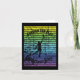 Carte Silhouette Noire D'Un Joueur De Basket Contre