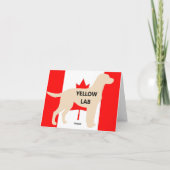 Carte silhouette nom lab jaune LR sur flg (Dos)