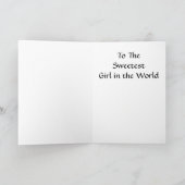 Carte Silhouette Red Riding Hood Wolf Woods Anniversaire (Intérieur)