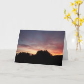 Carte Silhouette série 5 (Fleur jaune)
