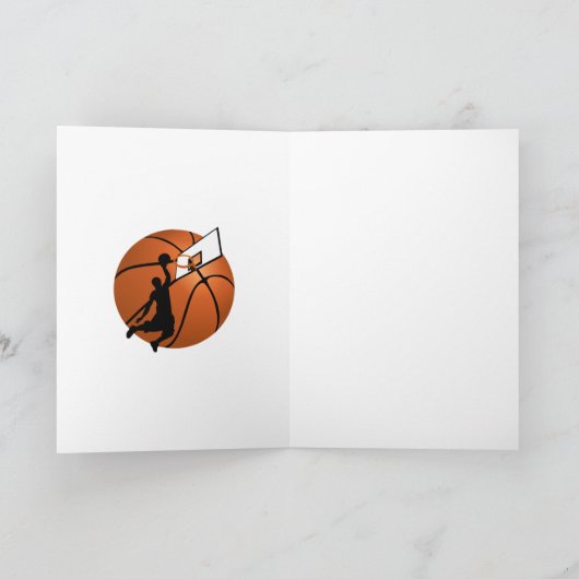 Carte Silhouette Slam Dunk (Intérieur)
