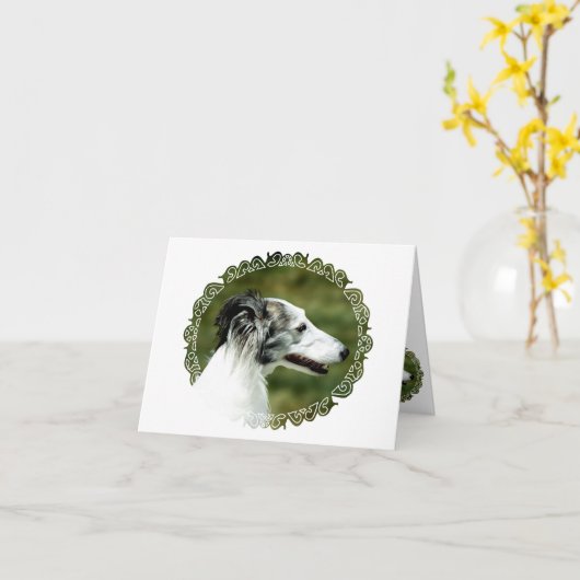 Carte Silken Windhound (Fleur jaune)