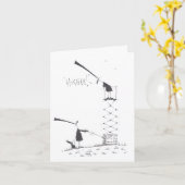 Carte Silly Félicitations (Fleur jaune)