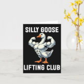 Carte Silly Goose Lifting Club (Fleur jaune)