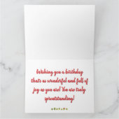 Carte Silly Sproues Anniversaire - Dons Drôle pour la fa (Intérieur)