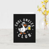Carte Silly Uncle Goose Cool Uncles Club Shirt Men Uncle (Fleur jaune)