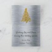 Carte Silver et Gold Holiday (Intérieur)