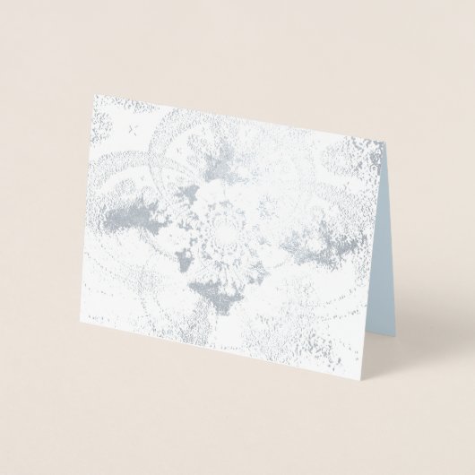 Carte Silver Foil Note "Up and Beyond" avec envelo (Devant)