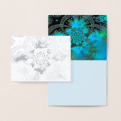 Carte Silver Foil Note "Up and Beyond" avec envelo (Affichage)