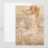 Carte Silver par Albert Joseph Moore, art fin victorien (Devant / Derrière)