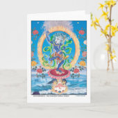 CARTE SIMHAMUKHA (Fleur jaune)