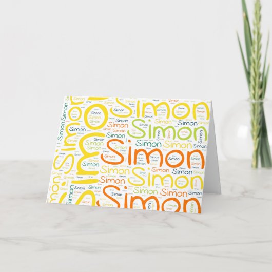 Carte Simon (Devant)