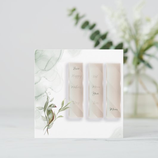 Carte simple (Debout devant)