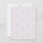 Carte simple à papier à lettres personnalisées (Dos)