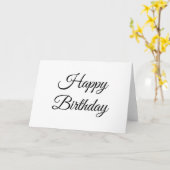 Carte Simple ajout minimal du nom de texte du logo (Fleur jaune)