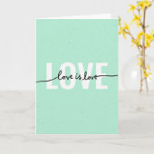 Carte Simple Amour Est Amour (Fleur jaune)