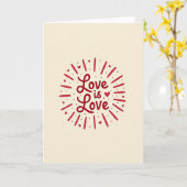 Carte Simple Amour Est Explosion D'Amour (Fleur jaune)
