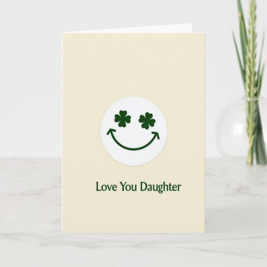 Carte Simple Amour Fille (Devant)