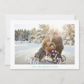 Carte Simple Amusement Minimaliste Joyeux Vacances Cadre (Devant)