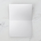 Carte simple avec une tulipe dorée (Intérieur)