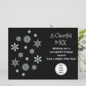 Carte Simple Calendrier de l'entreprise Greeting (Debout devant)