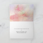 Carte Simple chic À ma mère le jour de mon mariage plié (Intérieur)