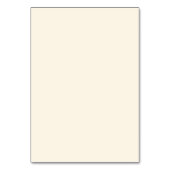 Carte simple chic Cream mariage (Dos)