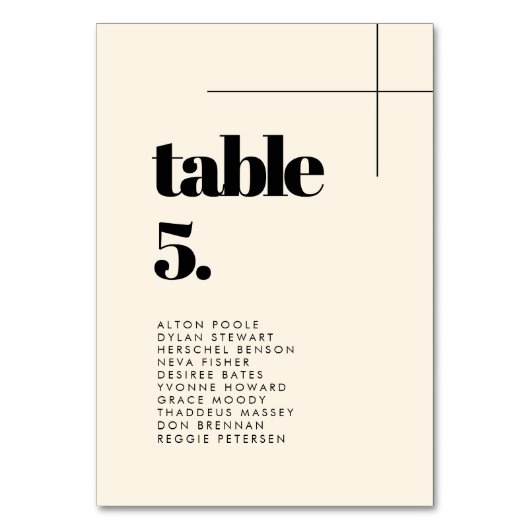 Carte simple chic Cream mariage (Par défaut)