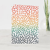 Carte Simple Crépuscule Rétro Pattes de Chat Drôle Papa  (Dos)