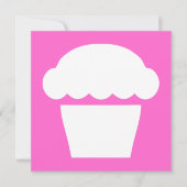 Carte simple cupcake / muffin (Devant)
