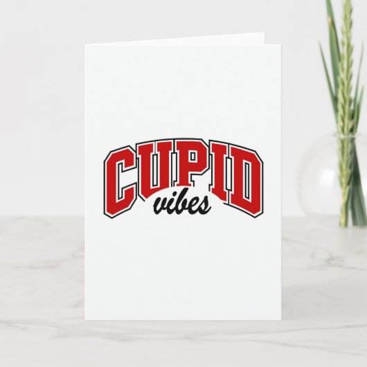 Carte Simple Cupid Vibes (Devant)