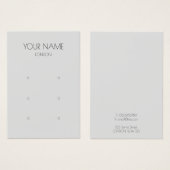 Carte simple d'affichage de l'oreille (Devant & derrière)