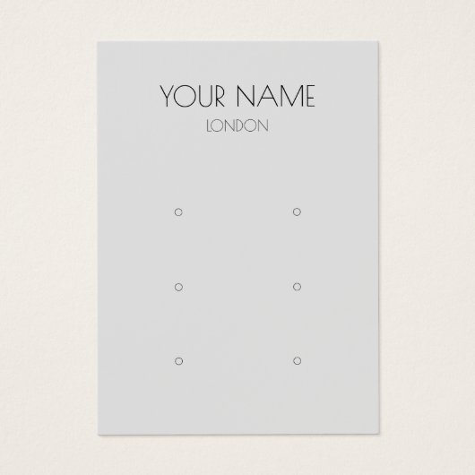 Carte simple d'affichage de l'oreille (Devant)