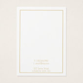 Carte simple d'affichage de l'oreille (Dos)