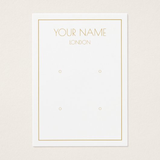 Carte simple d'affichage de l'oreille (Devant)