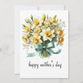 carte simple de fête des mères joyeuse (Devant)