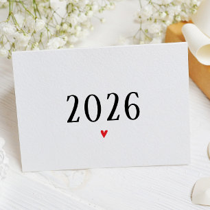 Carte simple de grossesse surprise 2026