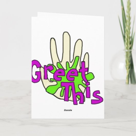 Carte simple de jour de conscience (Dos)