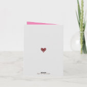 Carte simple de la Saint-Valentin avec des cœurs (Dos)