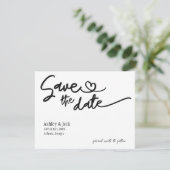 Carte simple de mise en mémoire de date (Debout devant)