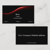 Carte simple de profil (Devant / Derrière)