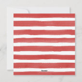 Carte simple de vacances de collage de photo de (Dos)