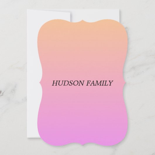 Carte simple de voeux de Noël (Dos)